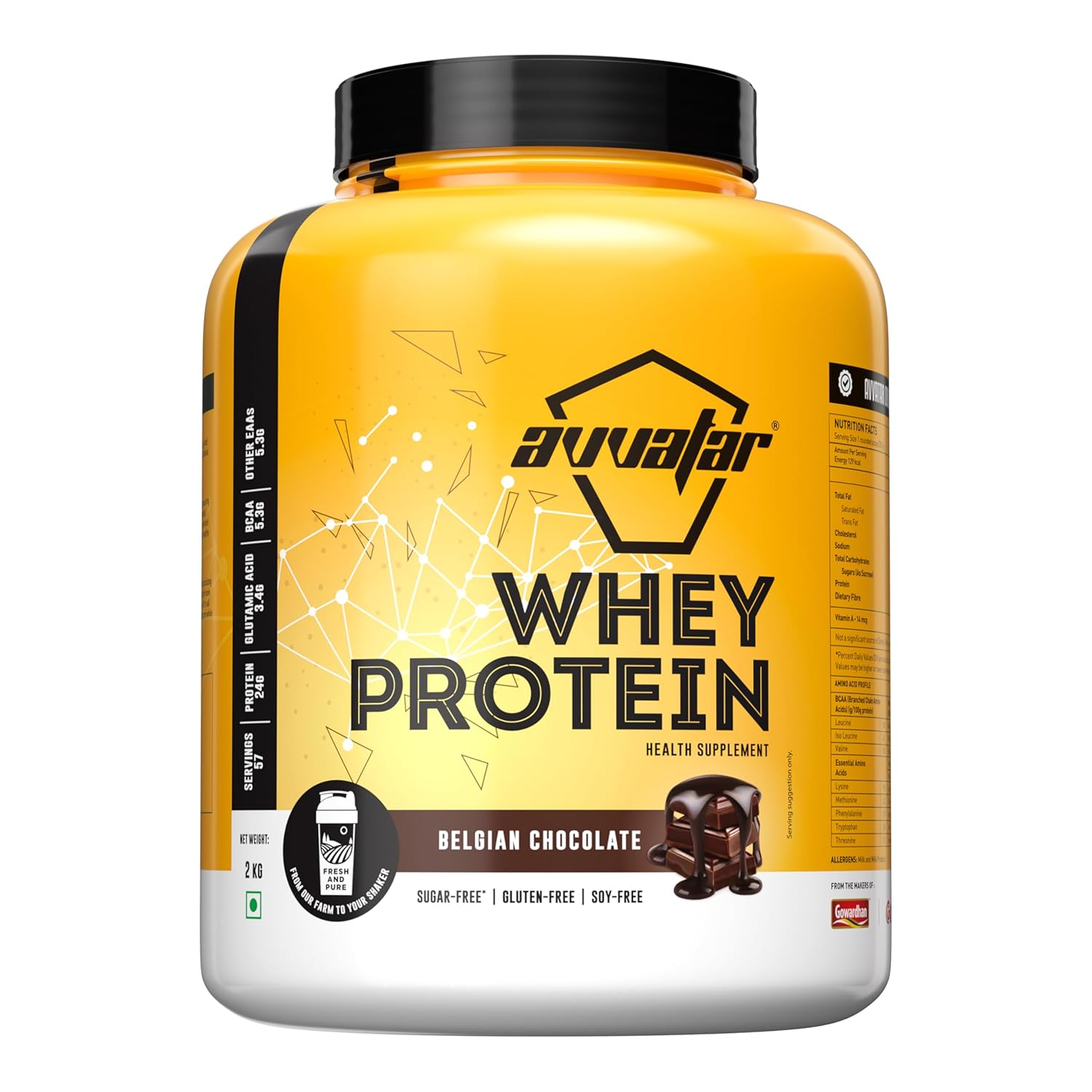 Avvatar Whey Protein Belgian 2kg