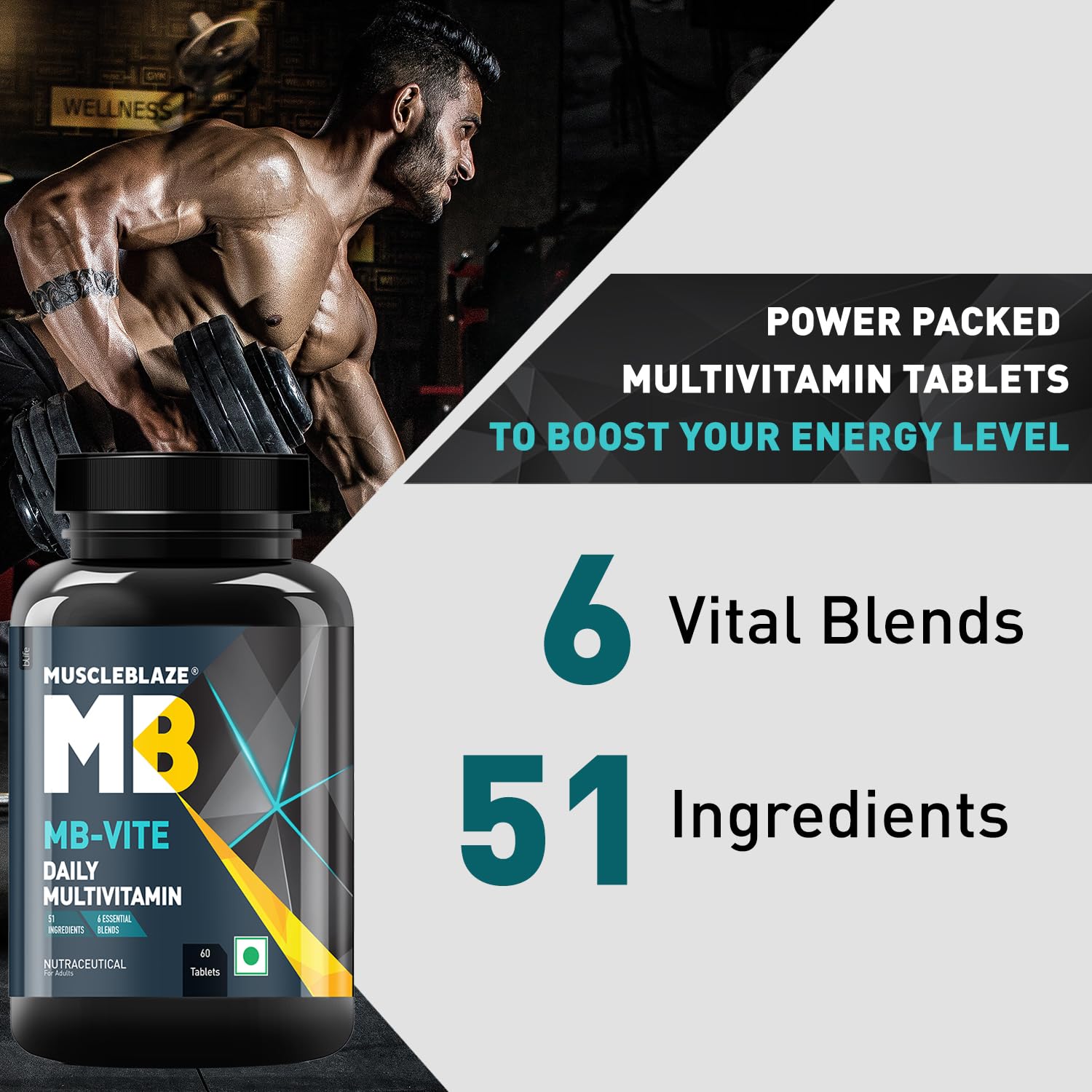 MuscleBlaze-VITE Daily Multivitamin