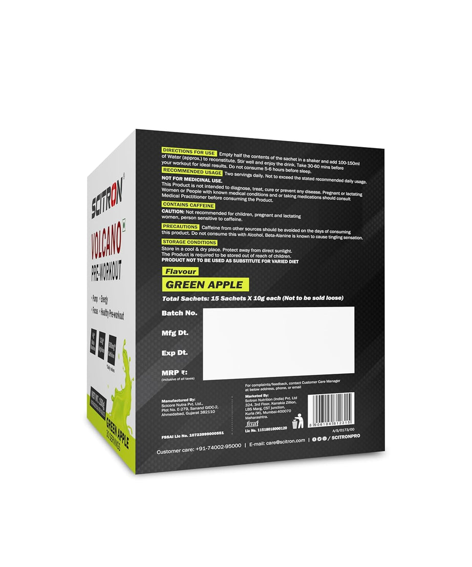 Scitron Volcano Pre Workout 150g