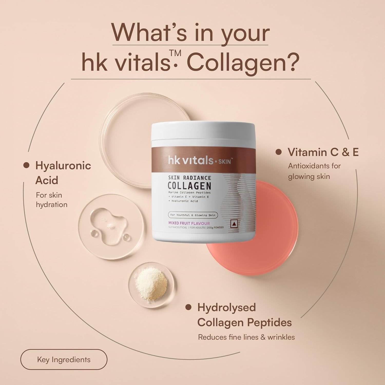 Hk vitals Skin Radiance Collagen 200g