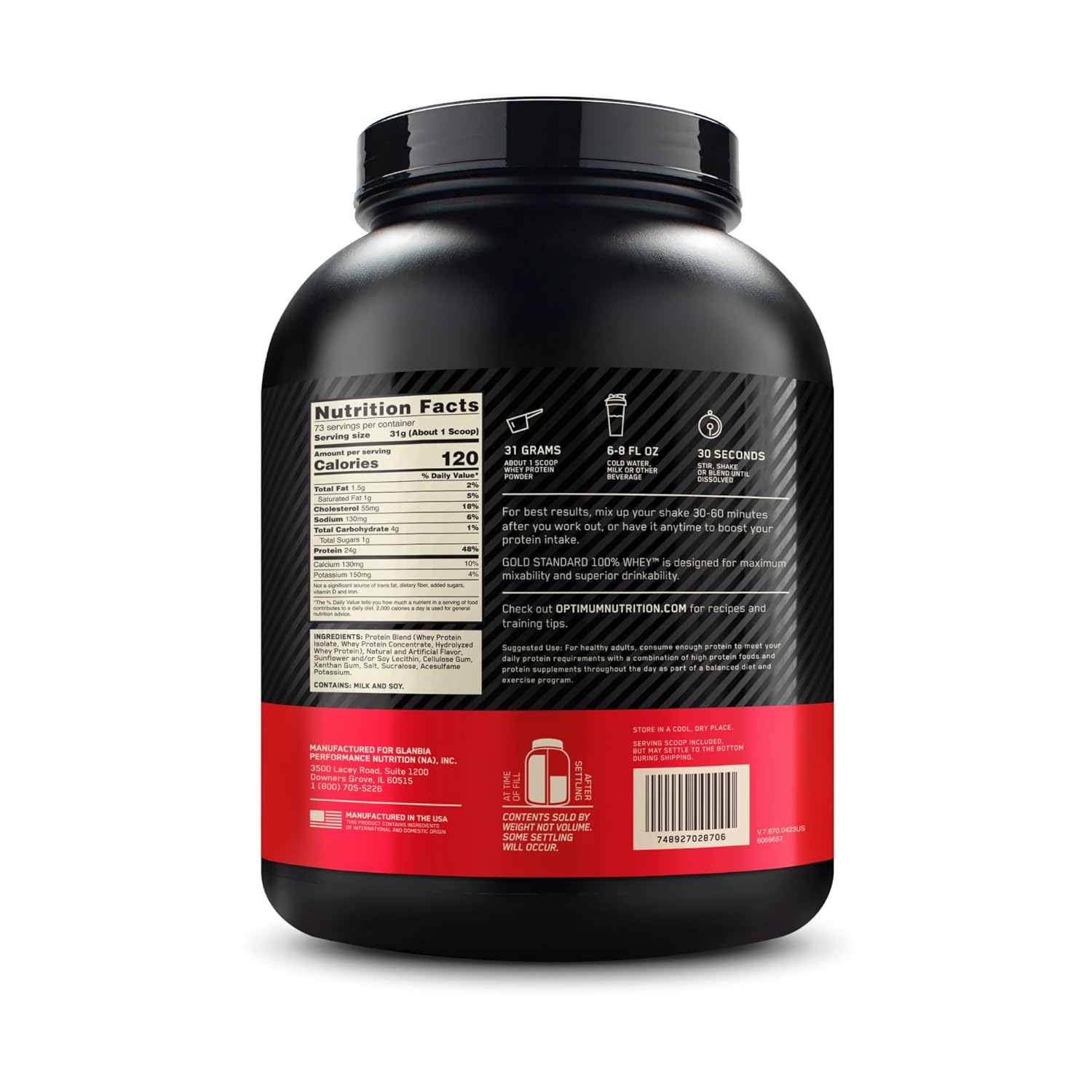 Optimum Nutrition Gold Standard 100% Whey 2.27kg