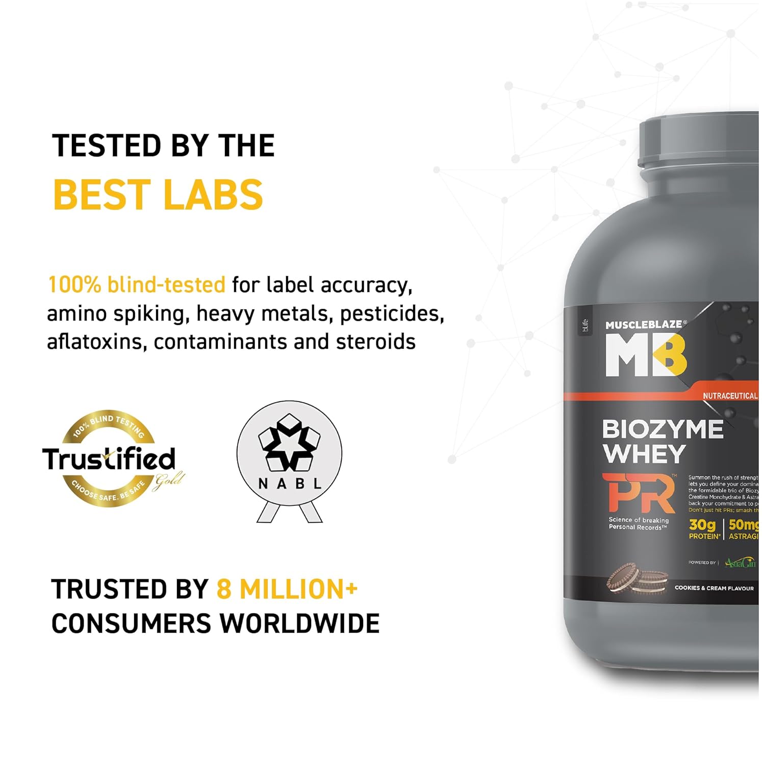 MuscleBlaze Biozyme Whey PR 2kg