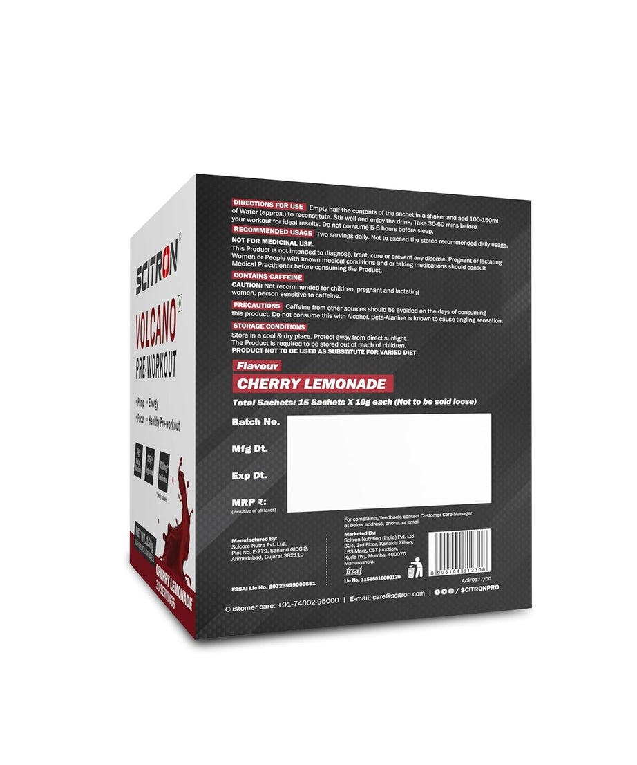 Scitron Volcano Pre Workout 150g
