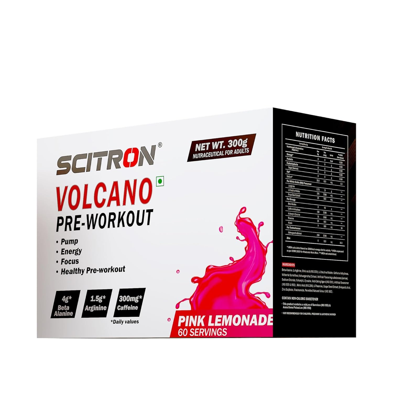Scitron Volcano Pre-Workout 300g