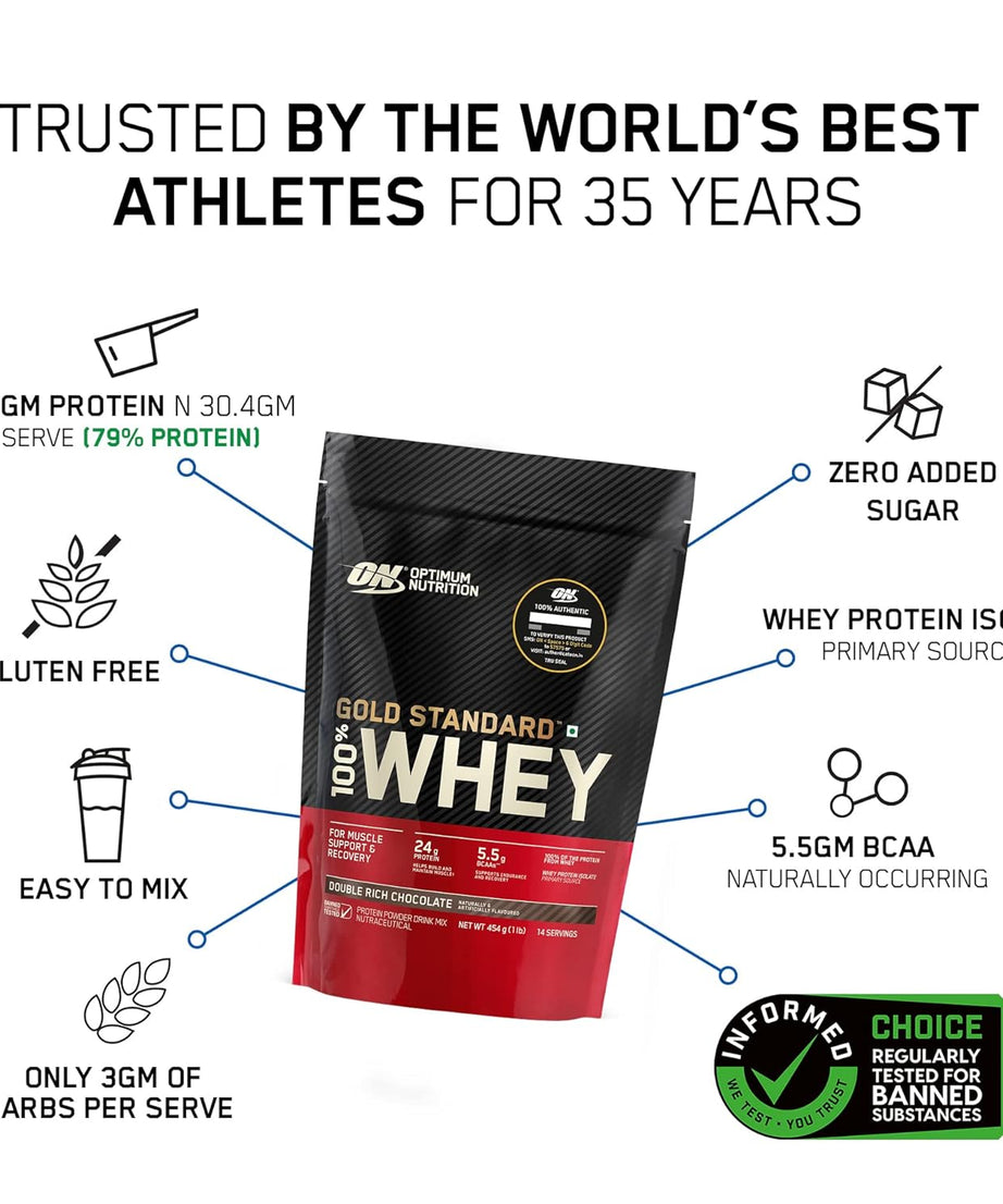 Optimum Nutrition Gold Standard 100% Whey 454g