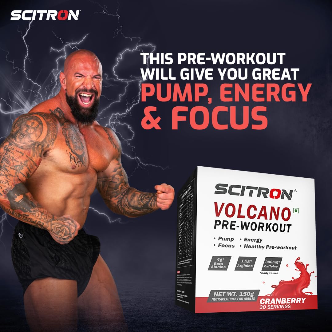 Scitron Volcano Pre Workout 150g
