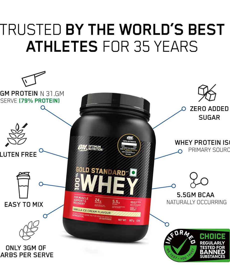 Optimum Nutrition Gold Standard 100% Whey 907g