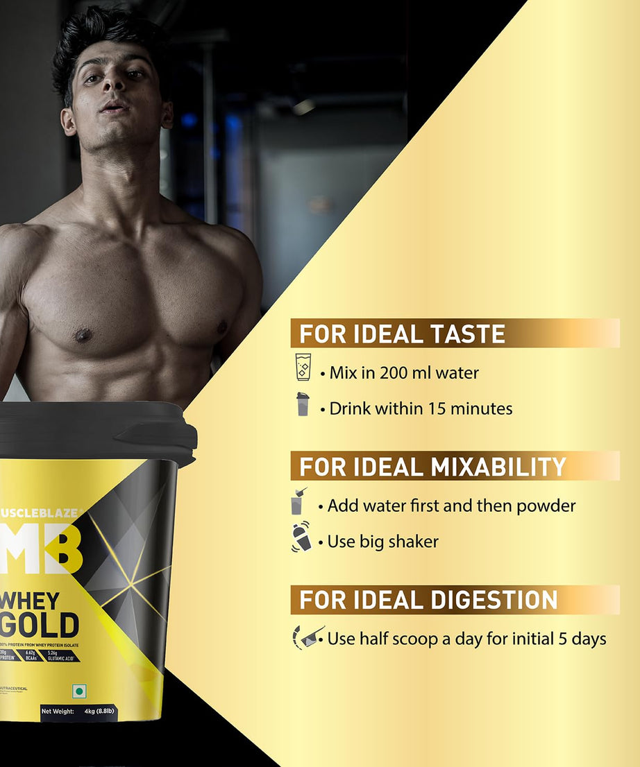 MuscleBlaze Whey Gold 4kg