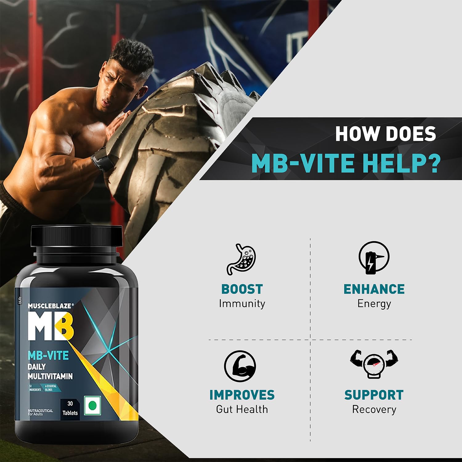 MuscleBlaze-VITE Daily Multivitamin
