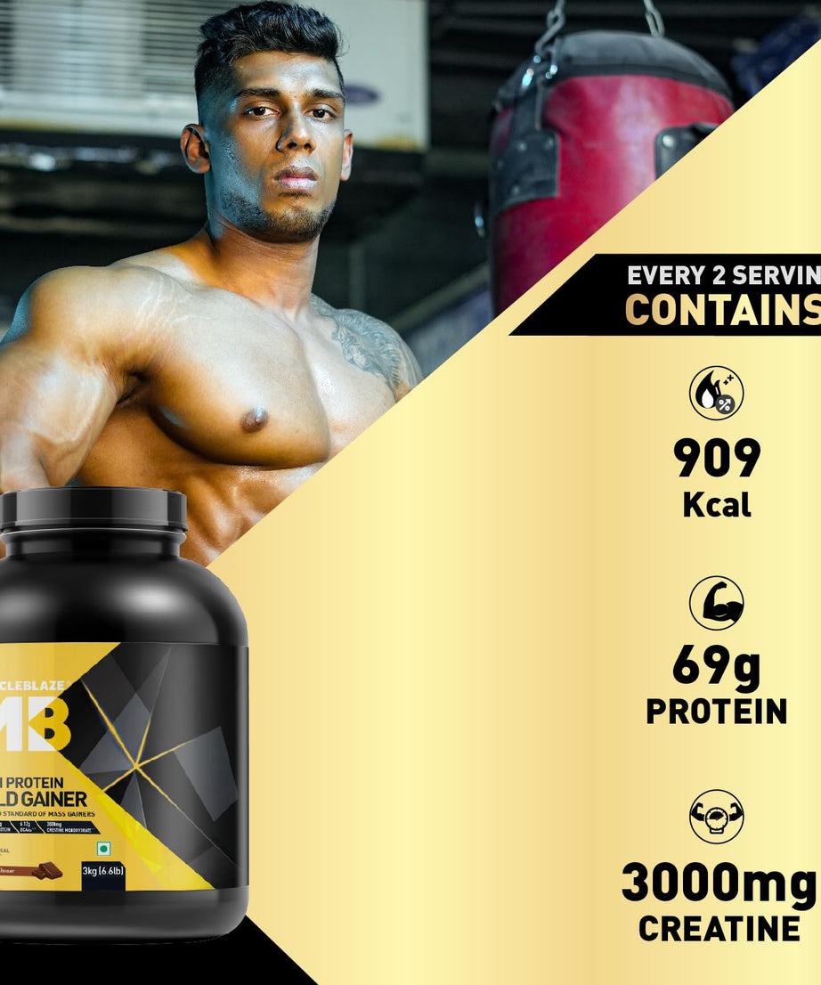 MuscleBlaze High Protein Gold Gainer 3kg