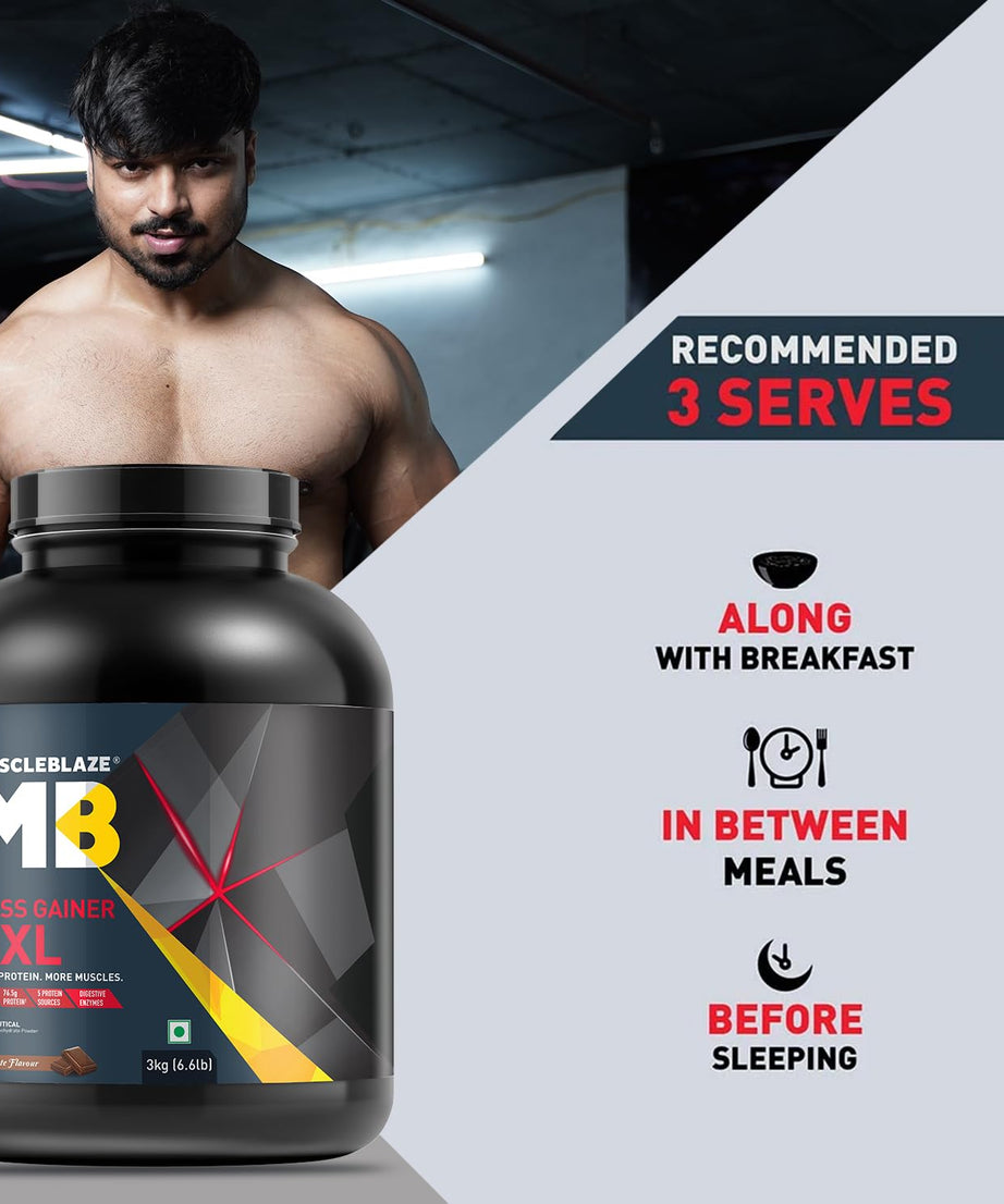 MuscleBlaze Mass Gainer XXL 3kg
