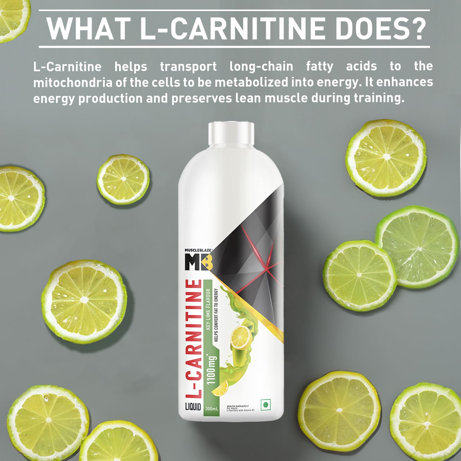 MuscleBlaze L-Carnitine 1100mg 300ml
