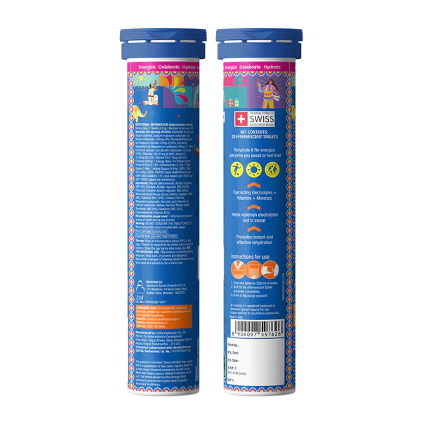Fast&Up Reload Instant Electrolytes 20 Effervescent Tablets