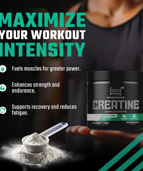 Foodstrong Micronized Creatine Monohydrate 100g