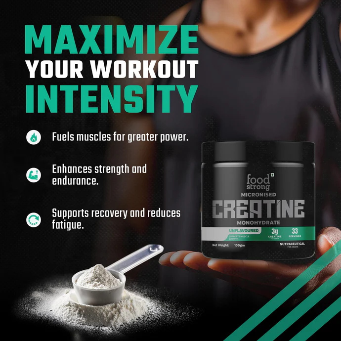 Foodstrong Micronized Creatine Monohydrate 100g