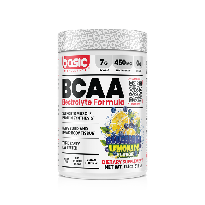Basic Supplements Bcaa Electrolyte Formula Blueberry 318g