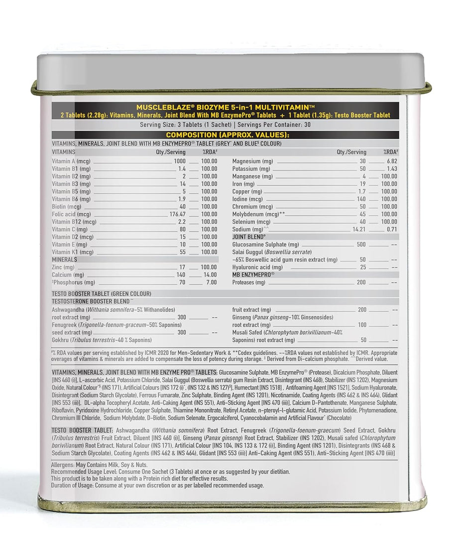 MuscleBlaze Biozyme Daily Multi Vitamin