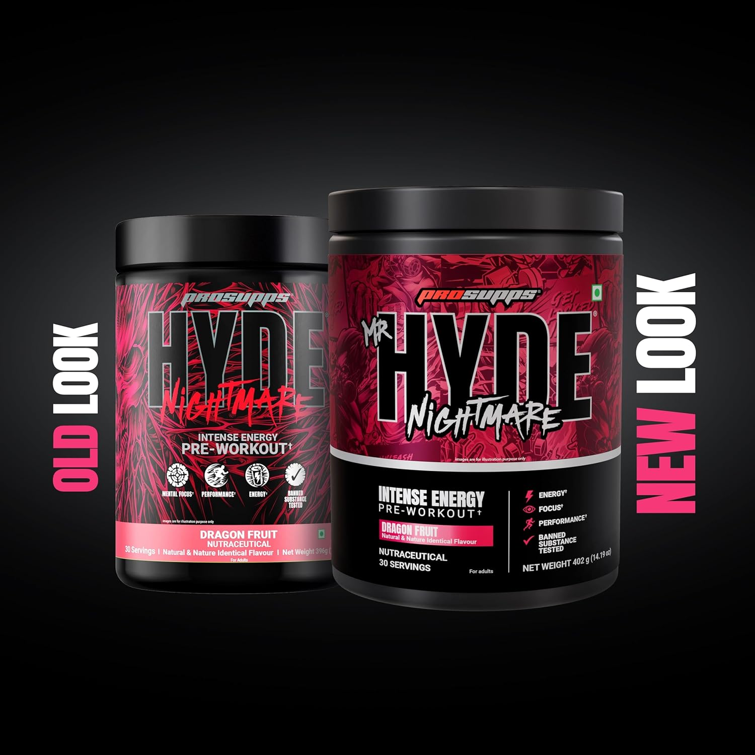 Prosupps Mr Hyde Xtreme Nightmare Pre-Workout 402g