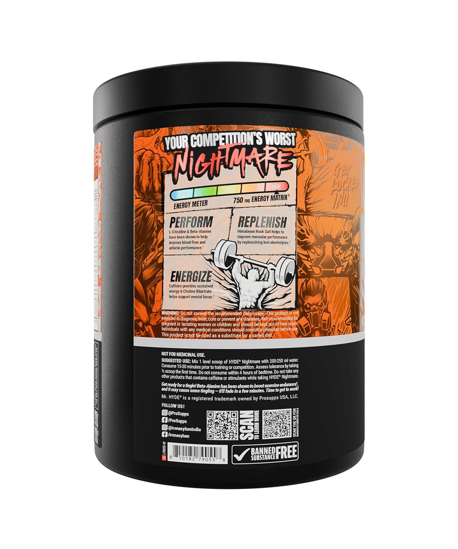 Prosupps Mr Hyde Xtreme Nightmare Pre-Workout 402g