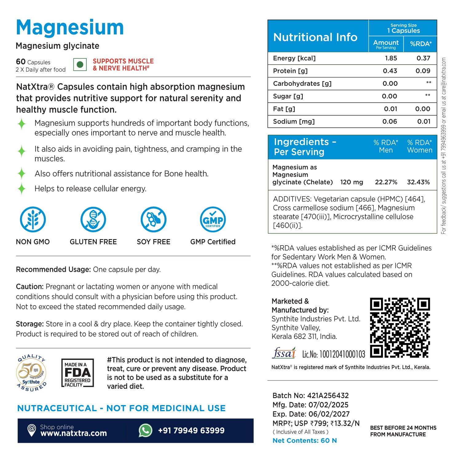 Natxtra Magnesium