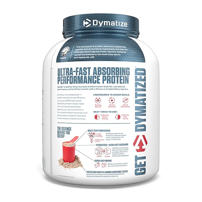 Dymatize Nutrition ISO100 Hydrolyzed Whey Protein Isolate 2.3kg
