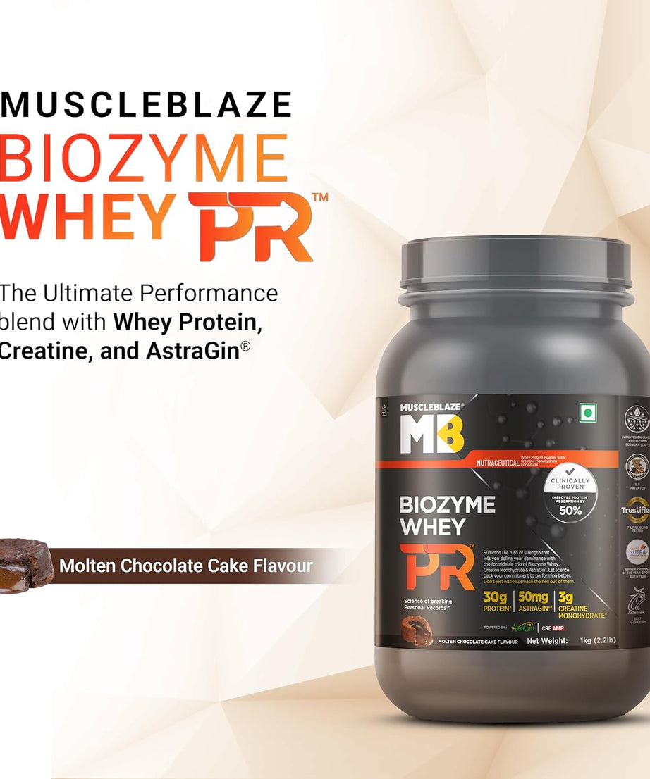 MuscleBlaze Biozyme Whey PR 1kg