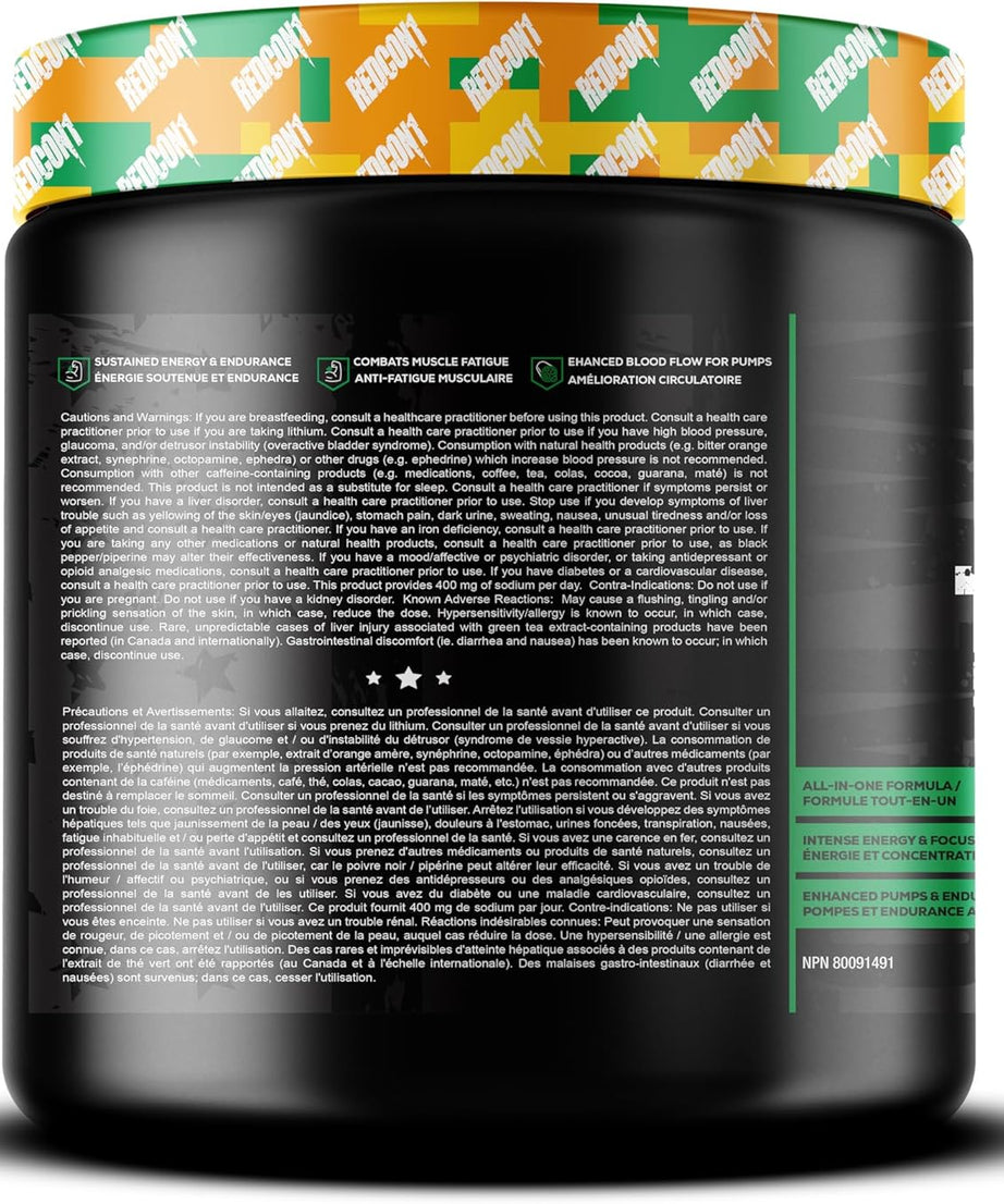 Redcon1 Total War Pre Workout 30servings