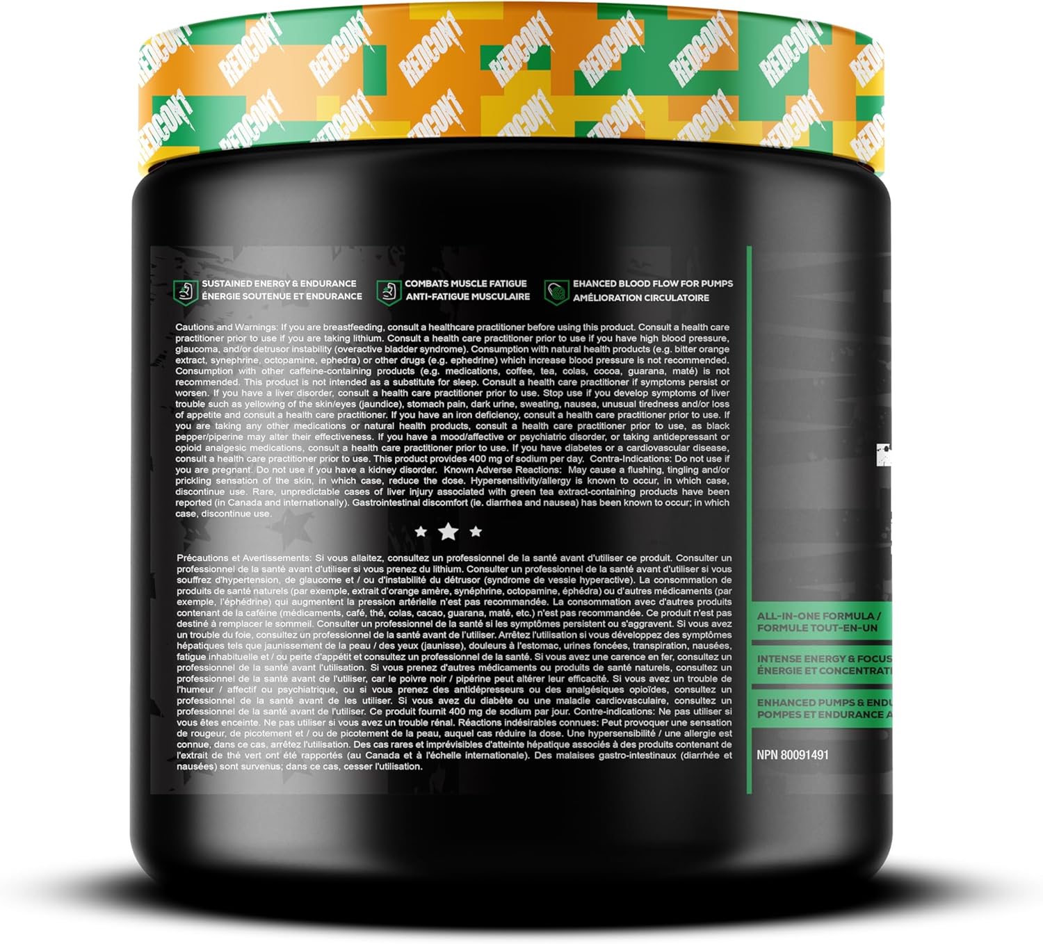 Redcon1 Total War Pre Workout 30servings