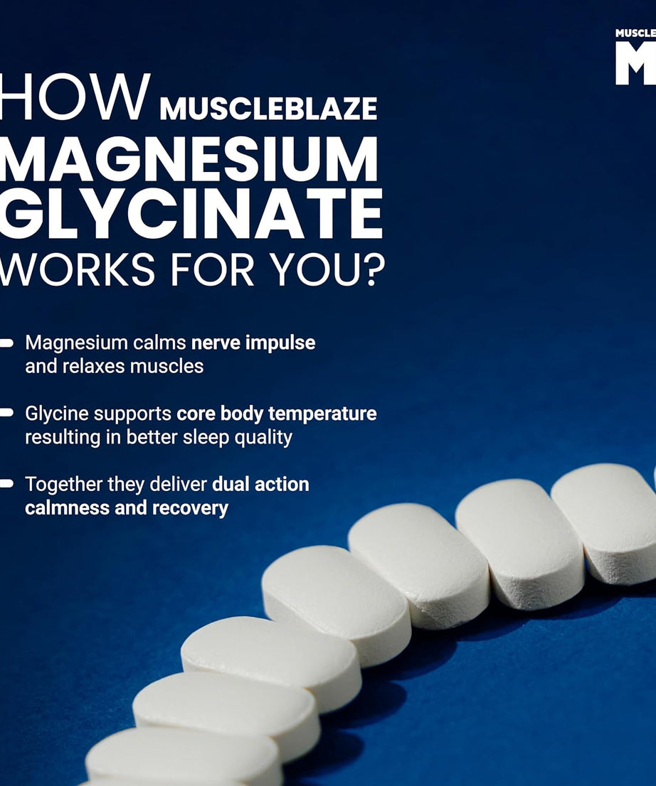 Muscleblaze Magnesium Glycinate 2000 mg
