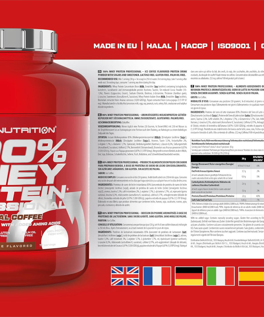 Scitec Nutrition 100% Whey Protein Professional 2.35kg