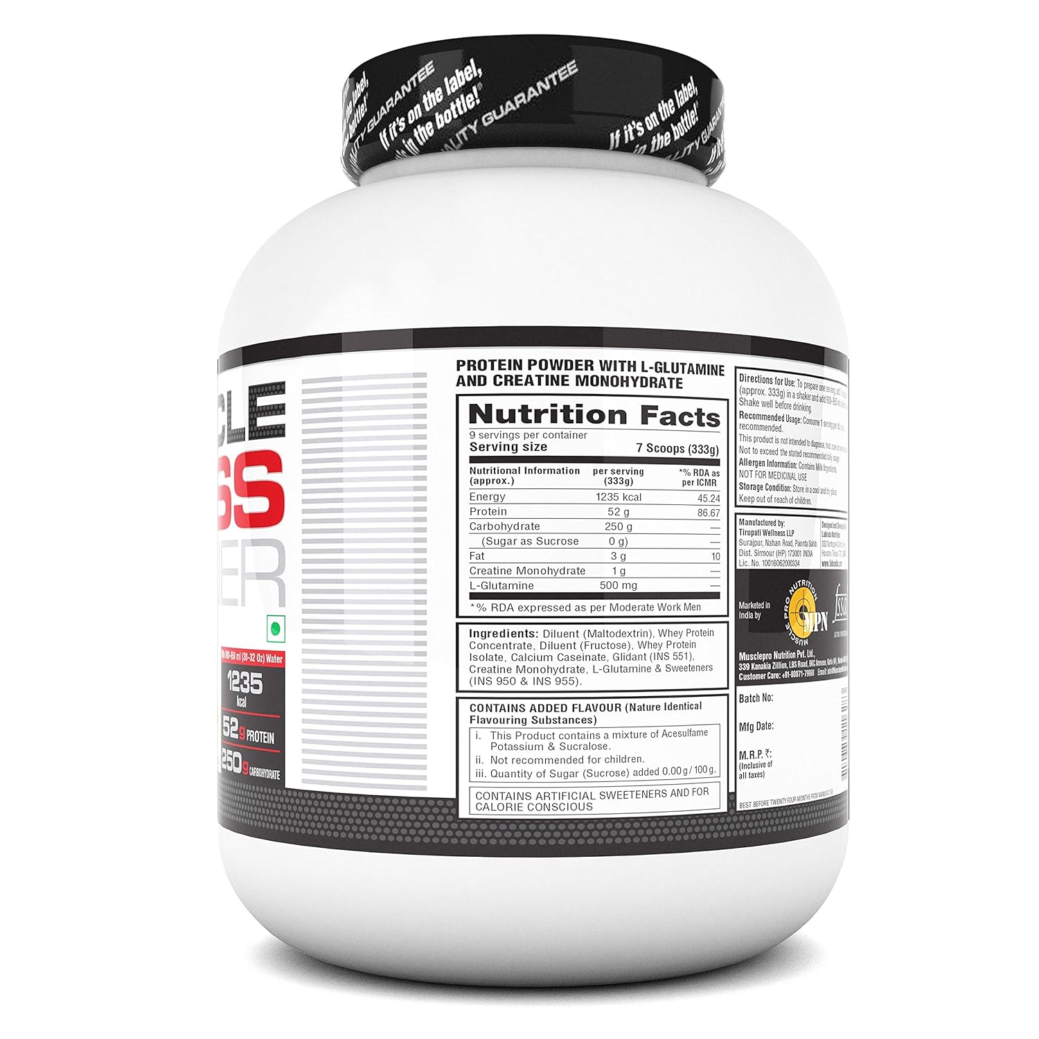 Labrada Muscle Mass Gainer 3kg