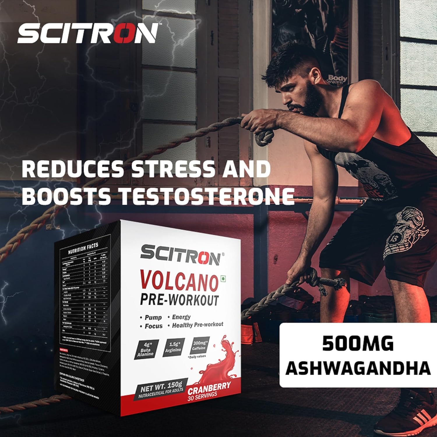 Scitron Volcano Pre Workout 150g