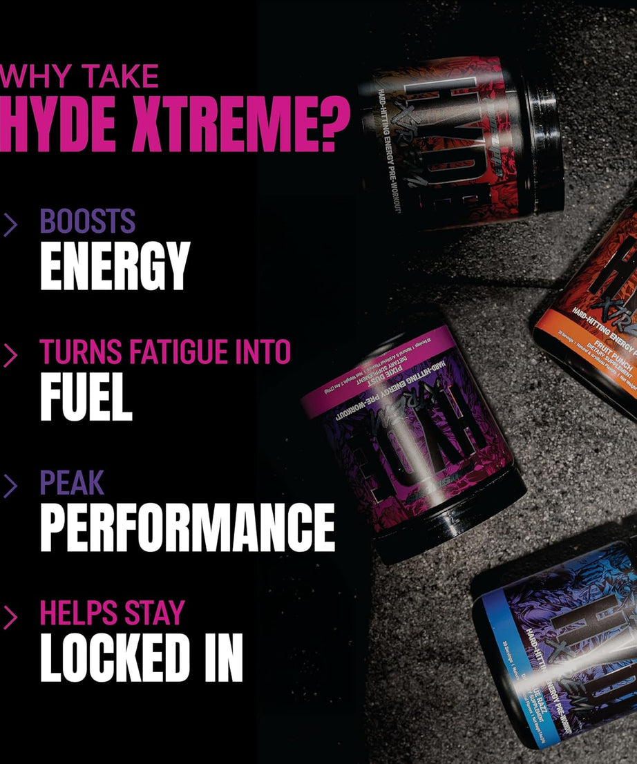 Prosupps Hyde Xtreme Hard Hitting Energy Pre Workout 30servings