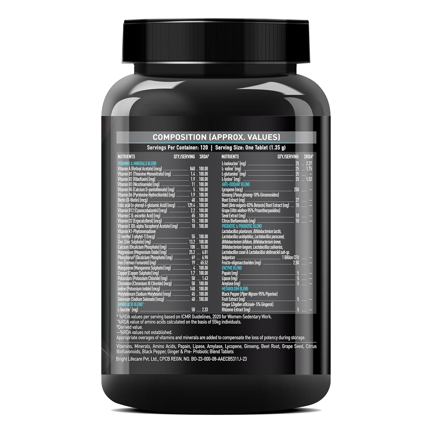 MuscleBlaze-VITE Daily Multivitamin