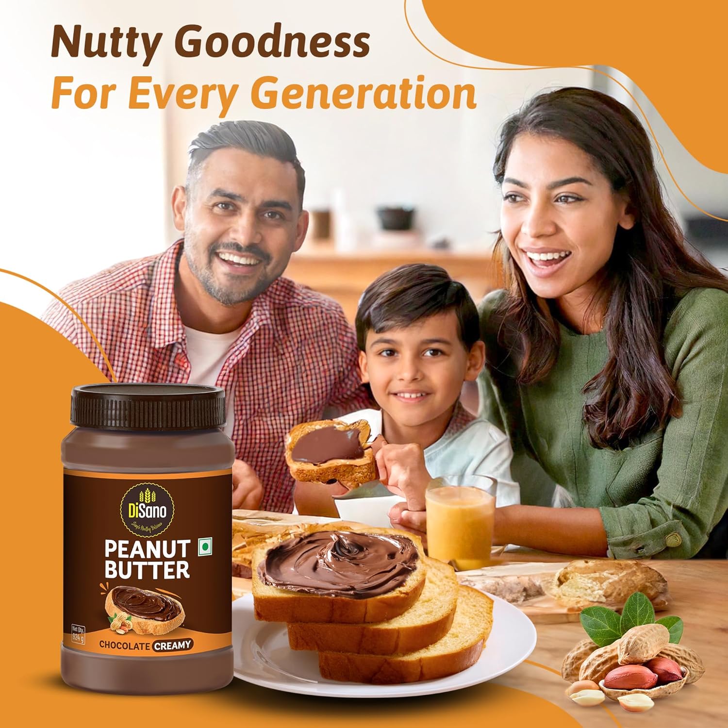 Disano High Protein Peanut Butter 924g