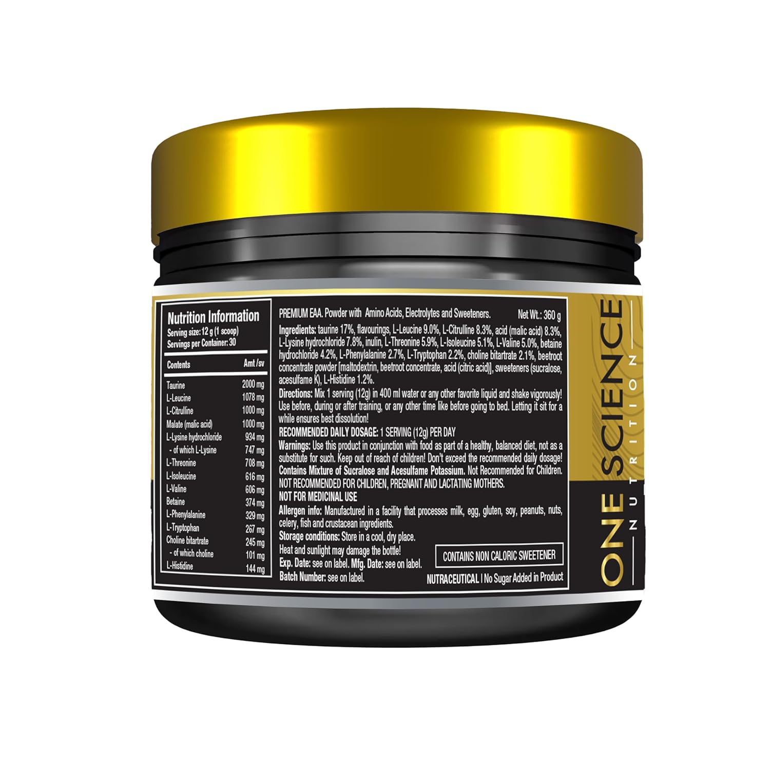 One science Premium EAA Strawberry 360g