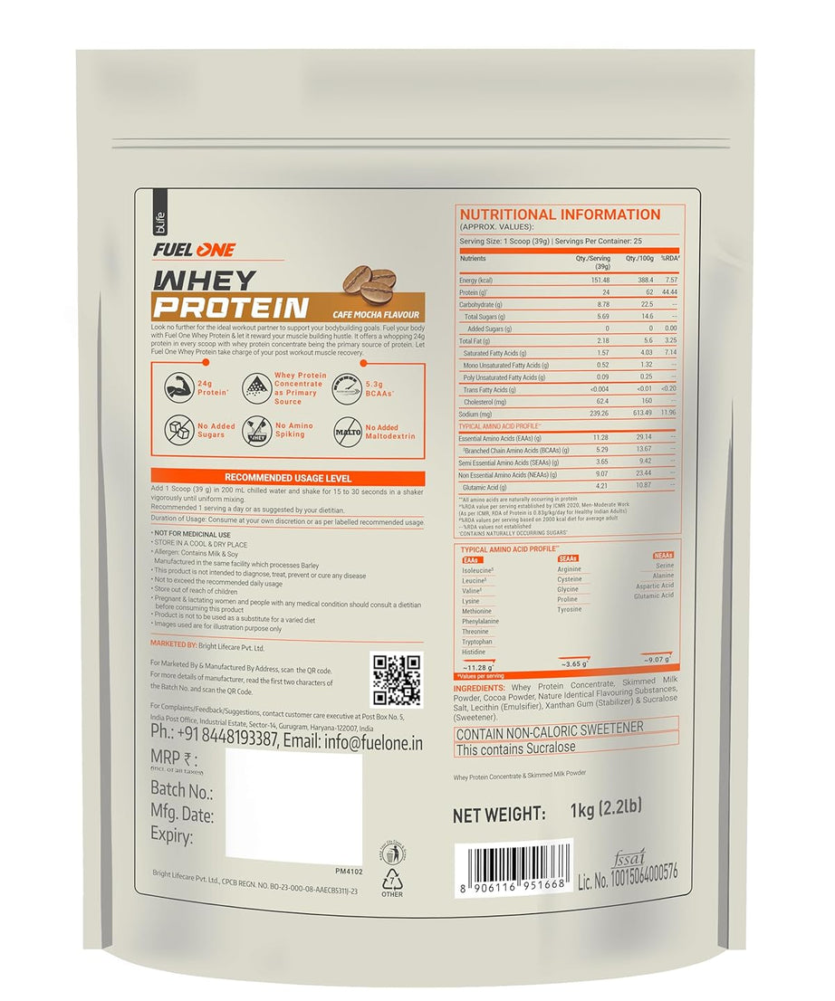 Muscleblaze Fuel One Whey Protein 1kg