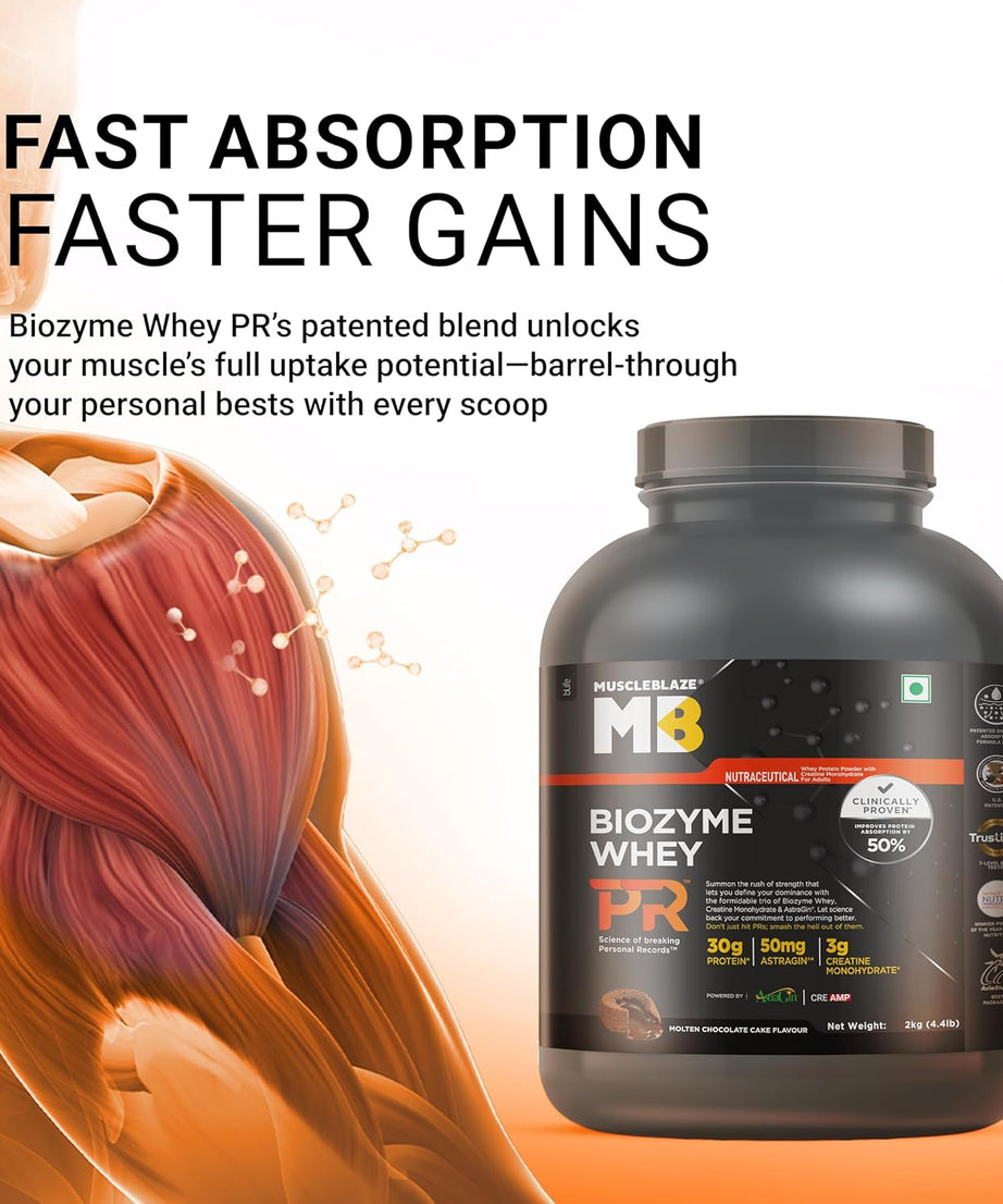 MuscleBlaze Biozyme Whey PR 2kg