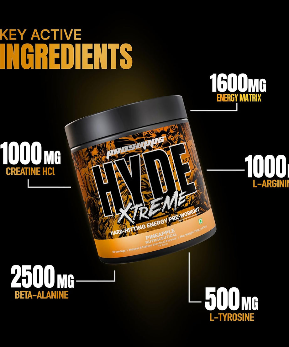 Prosupps Hyde Xtreme Hard Hitting Energy Pre Workout 30servings