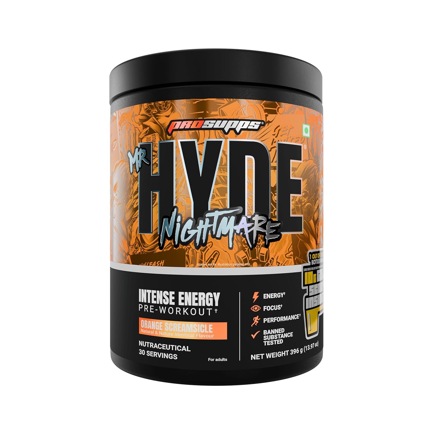 Prosupps Mr Hyde Xtreme Nightmare Pre-Workout 402g