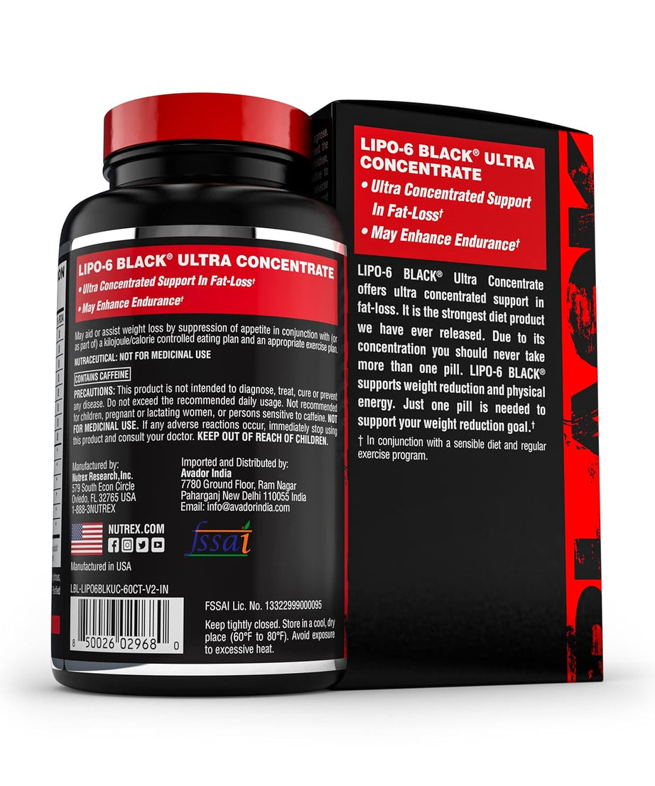 Nutrex Research LIPO-6 Black Ultra Concentrate