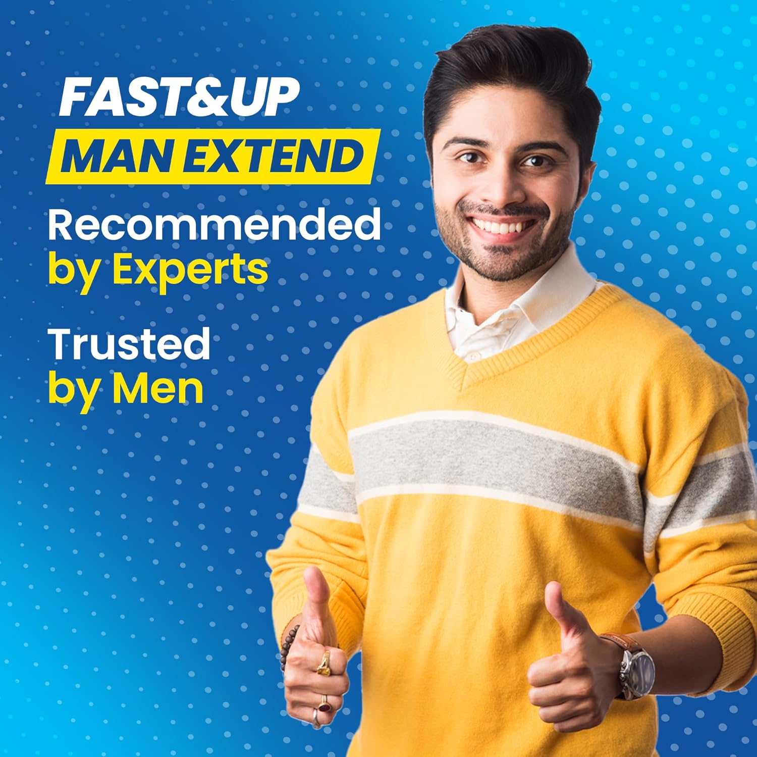 Fast&Up Man Extend | Testofen+Brahmi+Performance Boosters 20 Effervescent Tablets
