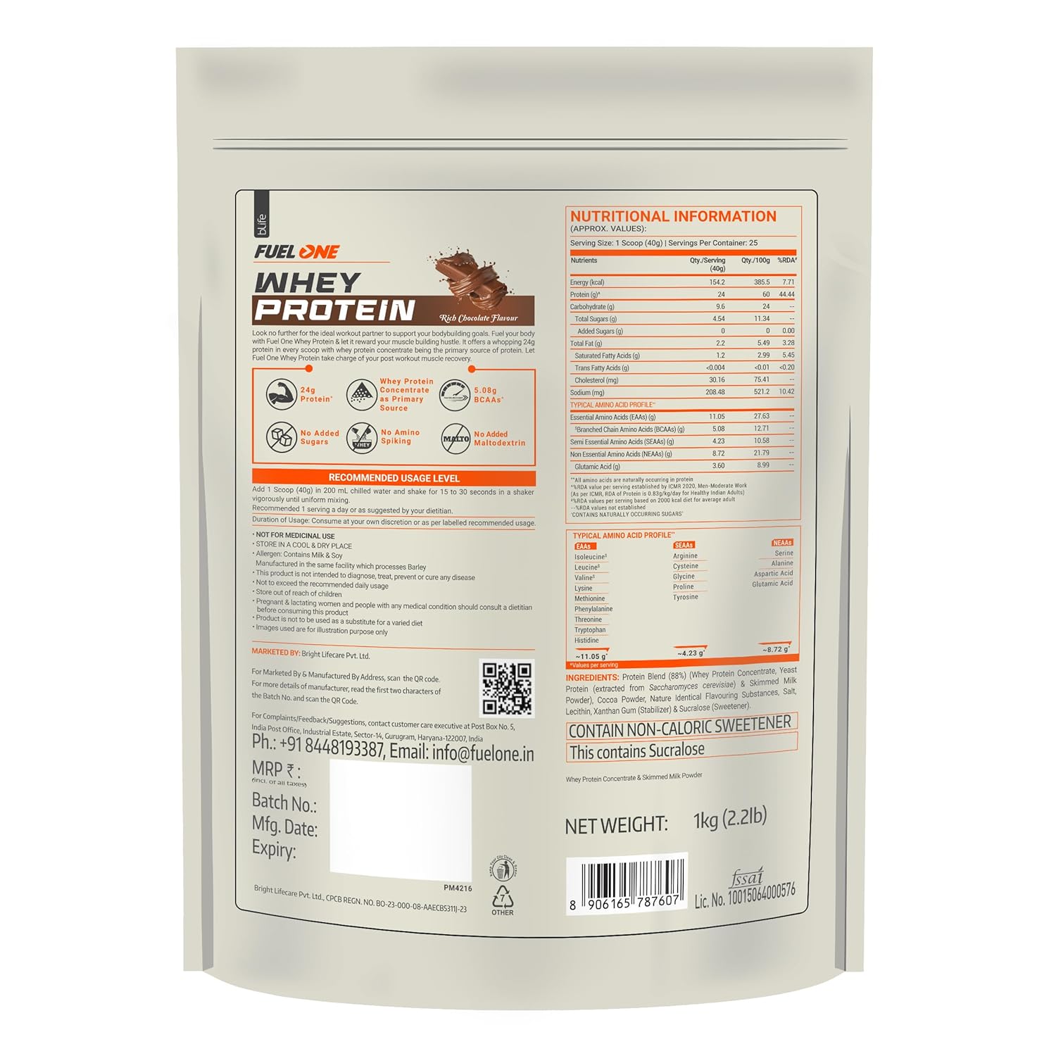Muscleblaze Fuel One Whey 1kg