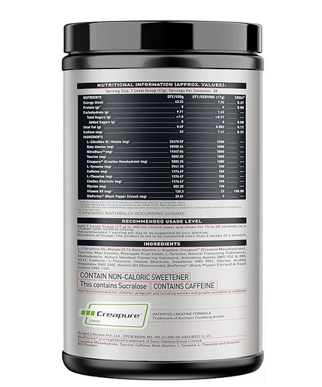 MB Wrathx Preworkout 510g