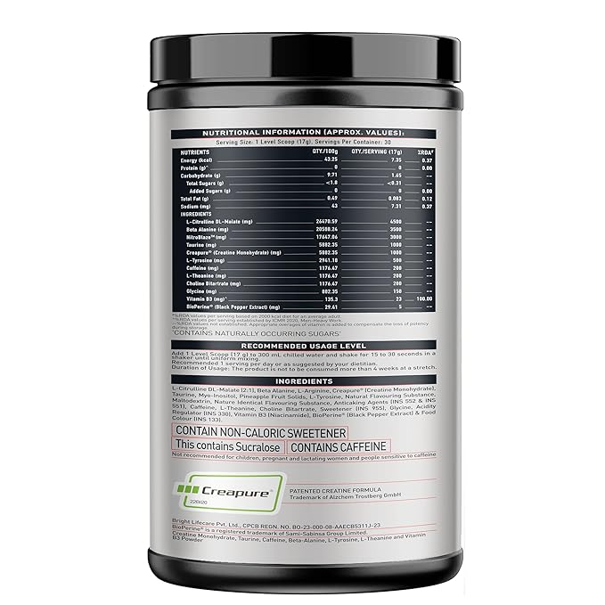 MB Wrathx Preworkout 510g