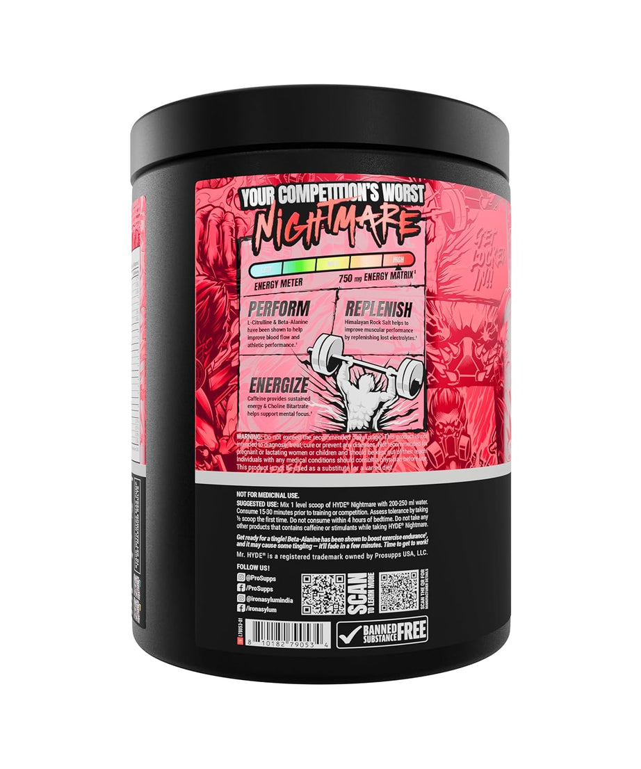 Prosupps Mr Hyde Xtreme Nightmare Pre-Workout 402g