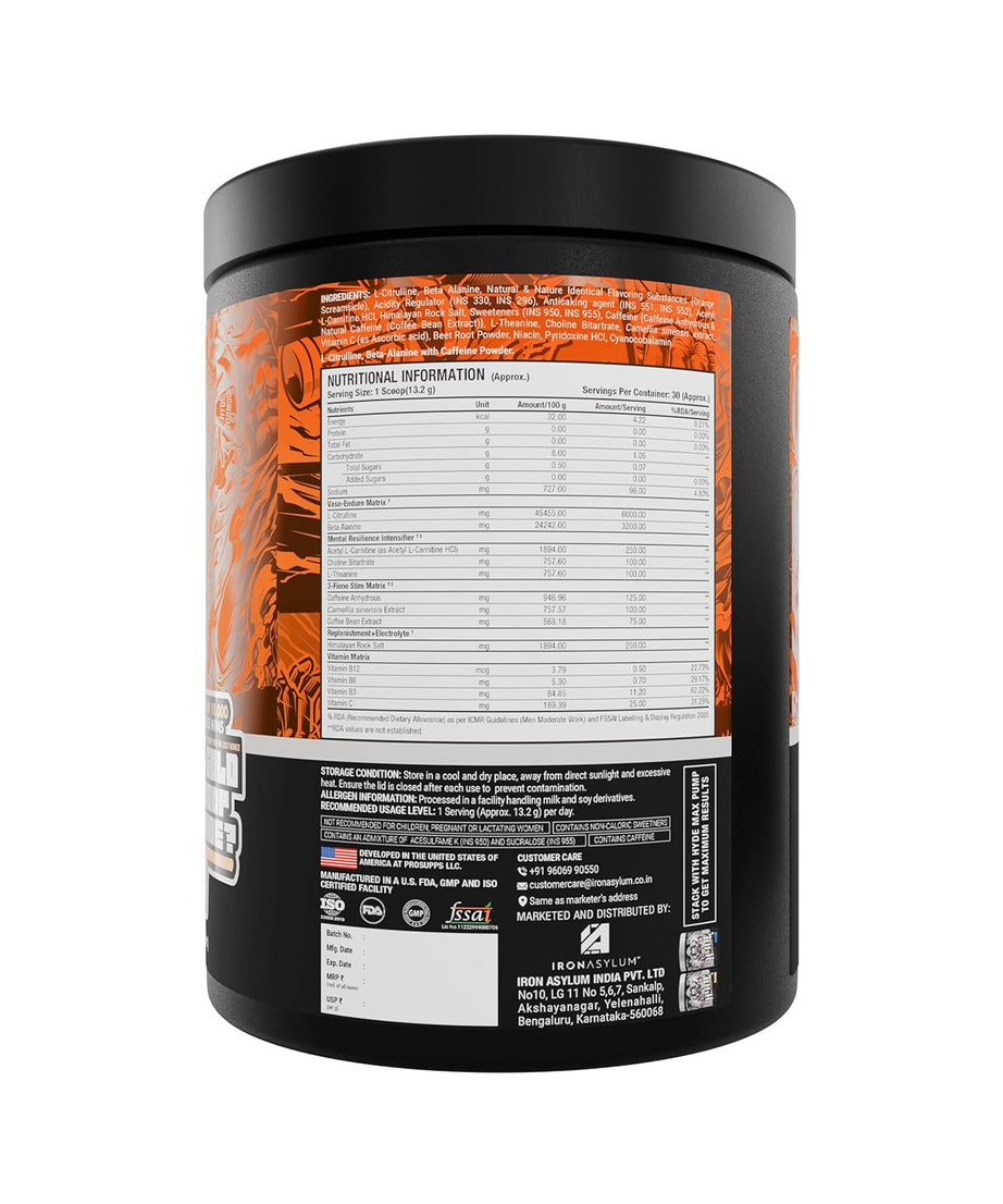 Prosupps Mr Hyde Xtreme Nightmare Pre-Workout 402g