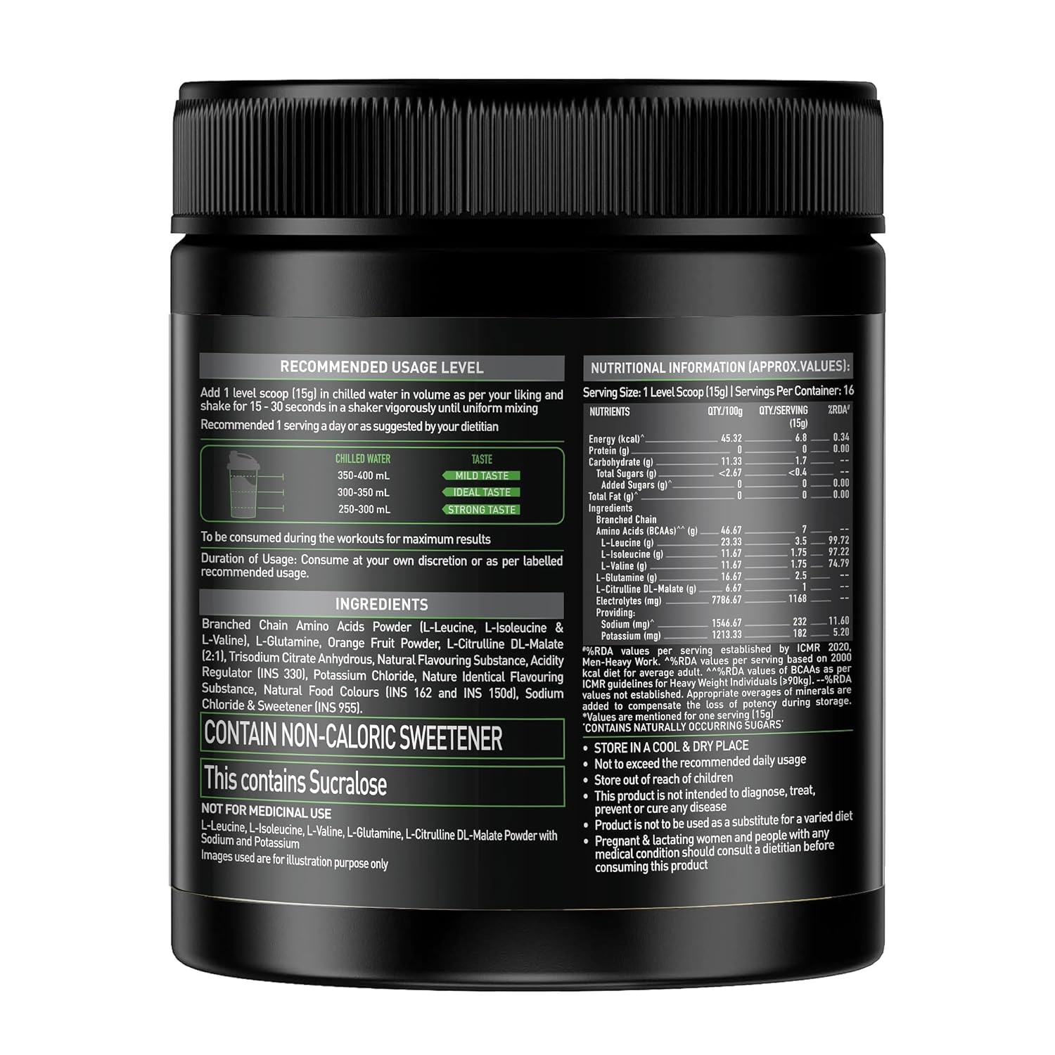 Muscleblaze Bcaa Pro Watermelon Flavour 250g