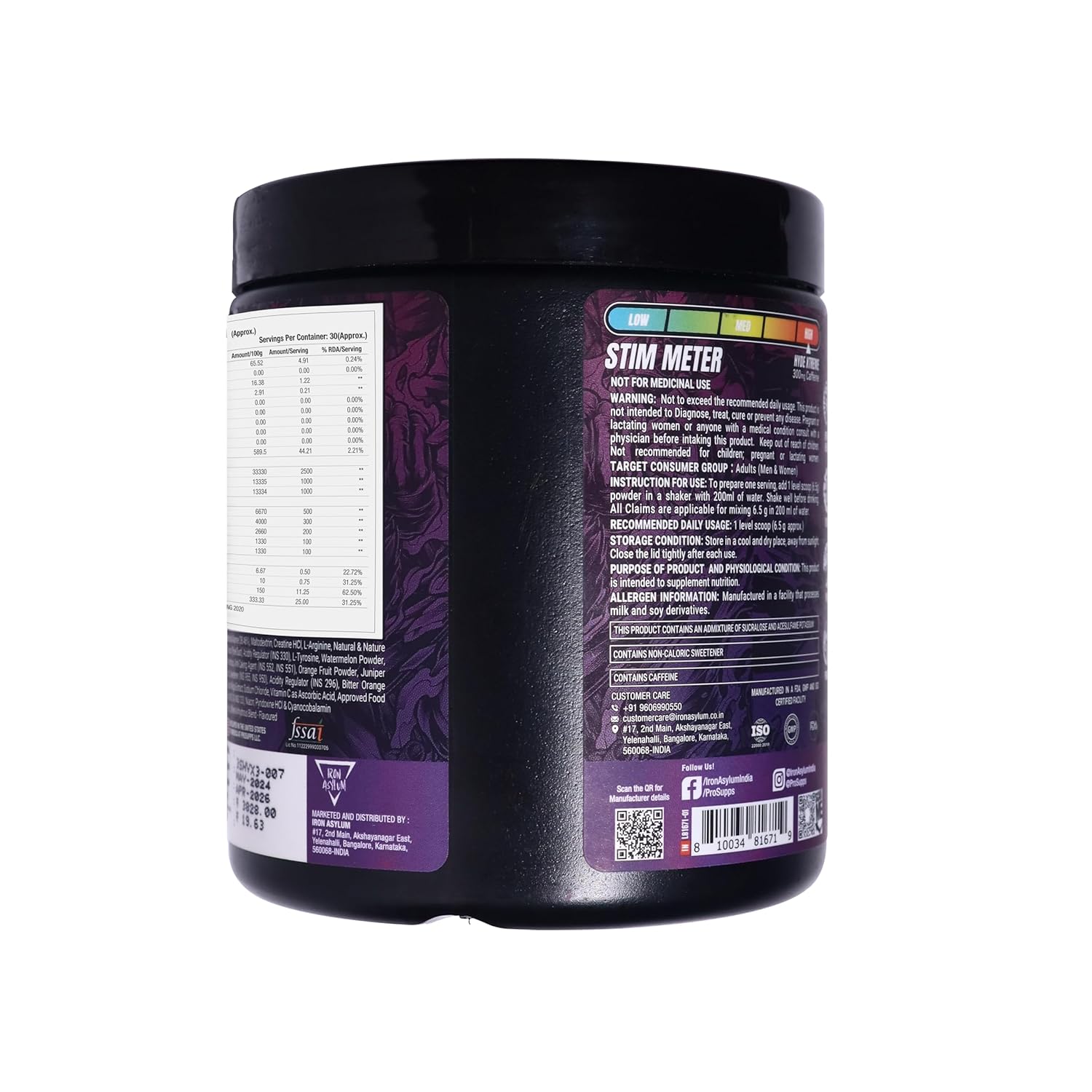Prosupps Hyde Xtreme Hard Hitting Energy Pre Workout 30servings