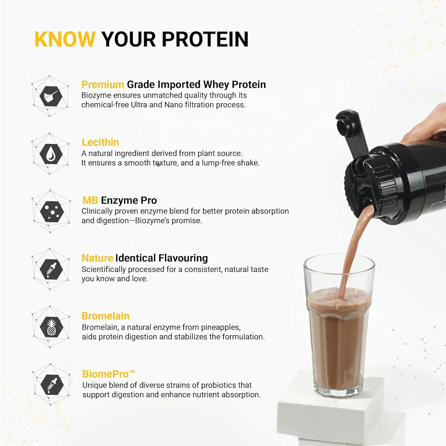 MuscleBlaze Biozyme Gold 100% Whey 1kg